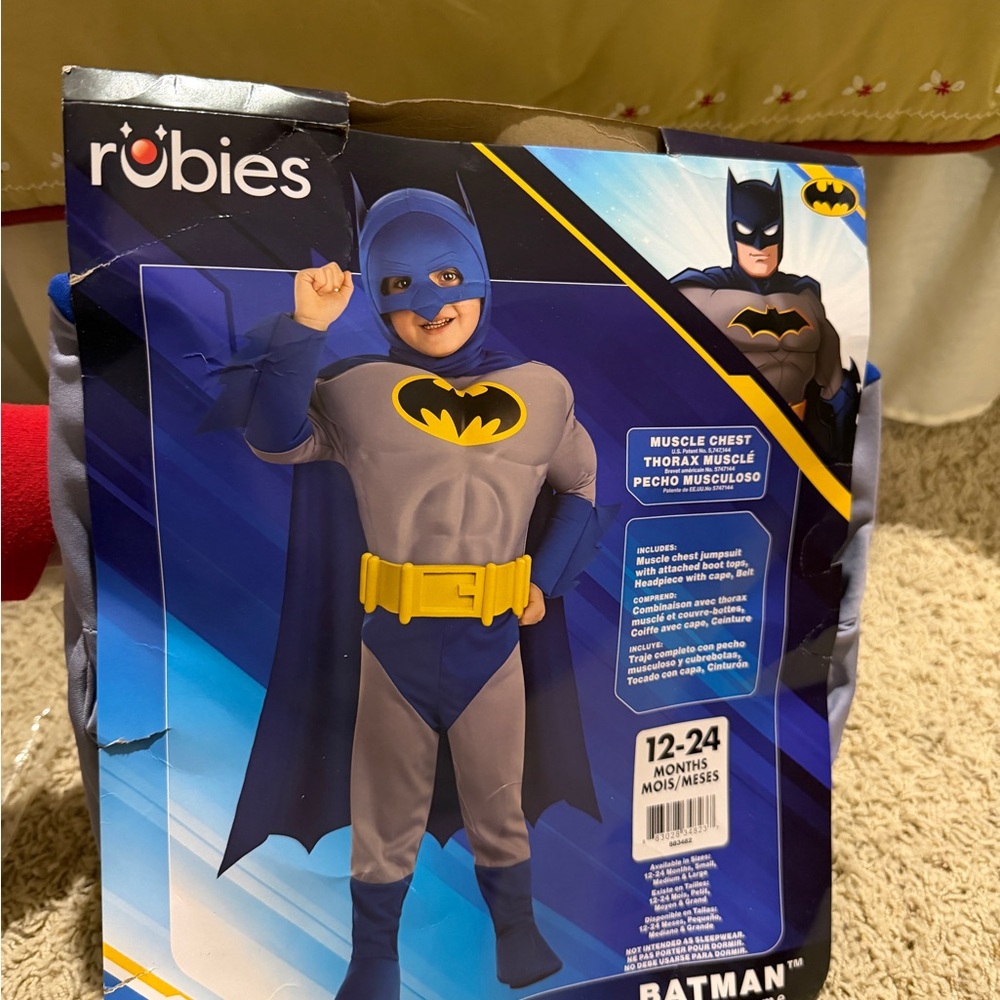 Rubie's Batman Kids‎ Costume - Blue and Gray
